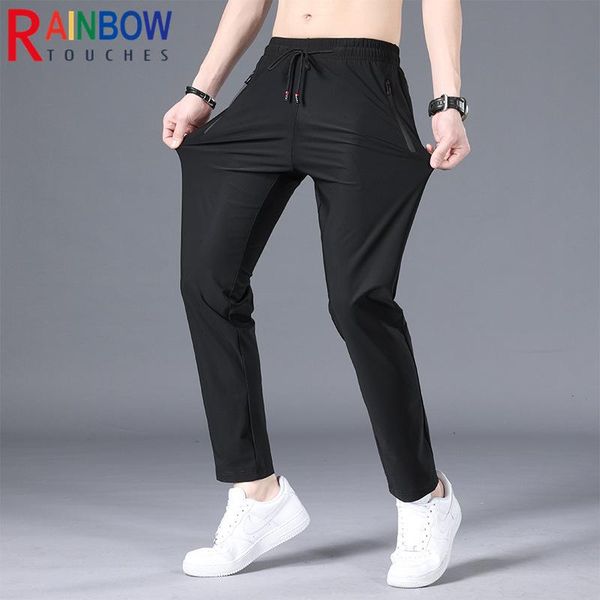 men's pants rainbowtouches men summer fitness quick drying and ventilation ice silk casual large elastic waist stretch sport, Black
men's pants rainbowtouches men summer fitness quick drying and ventilation ice silk casual large elastic waist stretch sport, Black