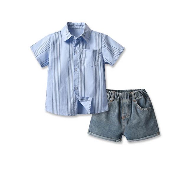 kids clothing sets boys suits children clothes wear summer casual short sleeve striped shirt denim shorts pants jeans 2pcs b7057, White
kids clothing sets boys suits children clothes wear summer casual short sleeve striped shirt denim shorts pants jeans 2pcs b7057, White