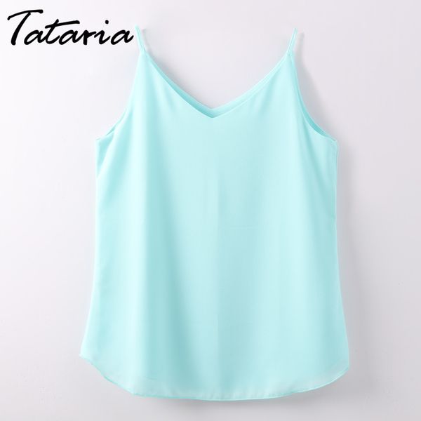 women halter chiffon tanks camis sleeveless vest v neck blouse summer debardeur femme tank clothes ladies tataria 210514, White
women halter chiffon tanks camis sleeveless vest v neck blouse summer debardeur femme tank clothes ladies tataria 210514, White