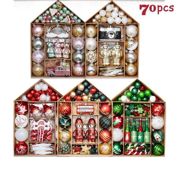 party decoration 70pcs christmas ornaments set tree hanging balls bauble pendants xmas decor for noel year gift
party decoration 70pcs christmas ornaments set tree hanging balls bauble pendants xmas decor for noel year gift
