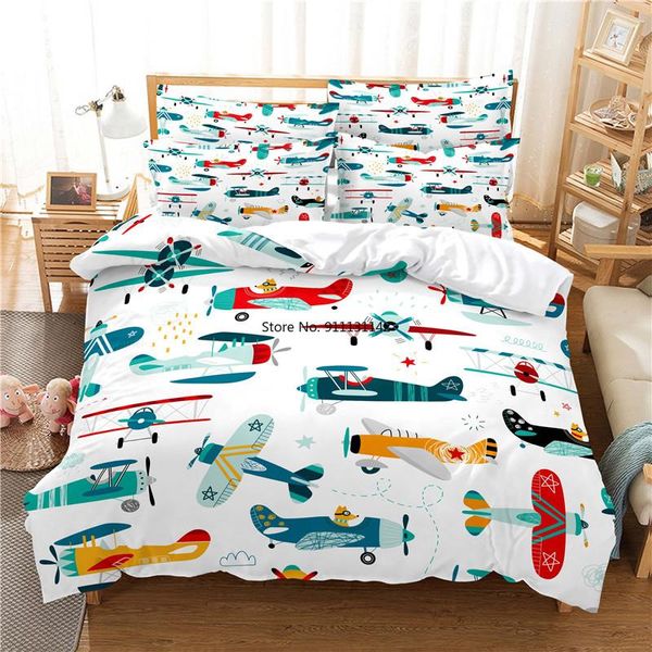 bedding sets children bedroom decoration cartoon car airplane pattern down bed cover pillowcase 3d digital print set
bedding sets children bedroom decoration cartoon car airplane pattern down bed cover pillowcase 3d digital print set