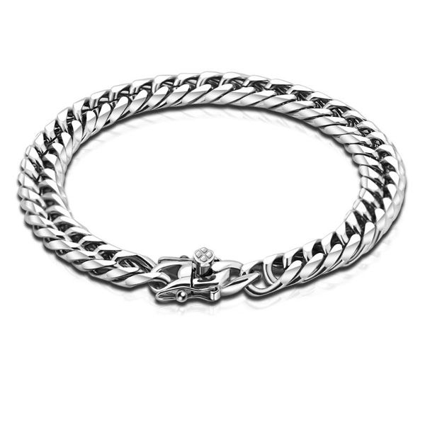 mylongingcharm men buckle wristband punk bracelet 9mm wide stainless steel cuban chain jewelry gift for men, Black
mylongingcharm men buckle wristband punk bracelet 9mm wide stainless steel cuban chain jewelry gift for men, Black