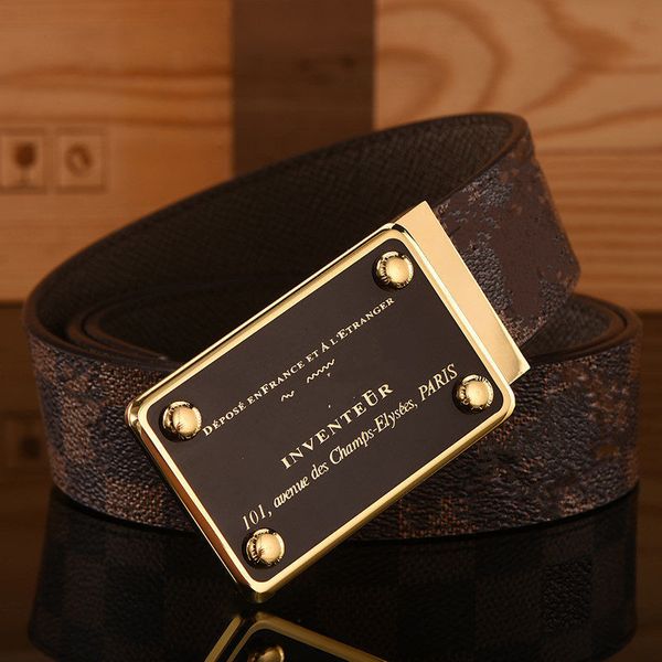 mens womens designers belt casual smooth buckle belts style optional width no box, Black;brown
mens womens designers belt casual smooth buckle belts style optional width no box, Black;brown
