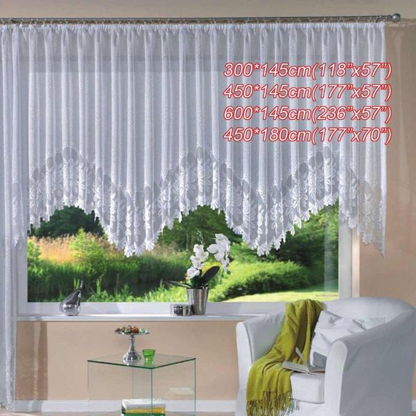 curtain & drapes 4 sizes romantic style european knitted jacquard arch half shading white lace
curtain & drapes 4 sizes romantic style european knitted jacquard arch half shading white lace
