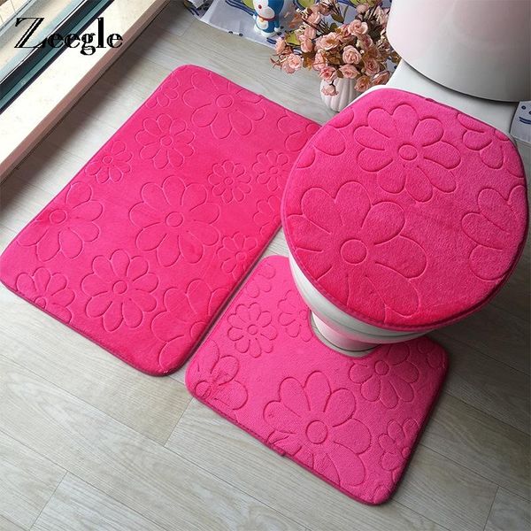 bath mats zeegle 3d embossed memory foam mat toilet rug 3pcs/set bathroom anti-slip carpet for bathtub set
bath mats zeegle 3d embossed memory foam mat toilet rug 3pcs/set bathroom anti-slip carpet for bathtub set