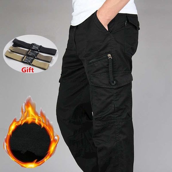 men's pants winter cotton fleece warm cargo pant men joggers windbreaker overalls long trousers loose baggy tactical, Black
men's pants winter cotton fleece warm cargo pant men joggers windbreaker overalls long trousers loose baggy tactical, Black