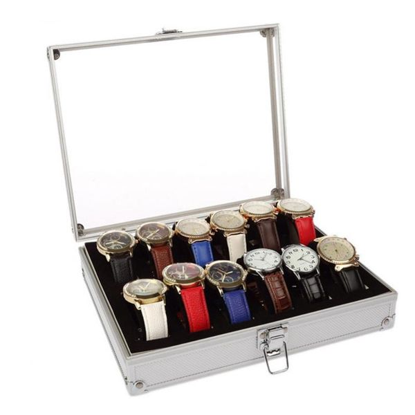 jewelry pouches, bags 6/12 grid slots watch box convenient light winder wrist watches case holder display storage aluminium organize, Pink;blue
jewelry pouches, bags 6/12 grid slots watch box convenient light winder wrist watches case holder display storage aluminium organize, Pink;blue