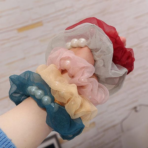 women elastic girls scrunchie rubber band rope ponytail holder pearl beads hair bands ties party wedding favor
women elastic girls scrunchie rubber band rope ponytail holder pearl beads hair bands ties party wedding favor