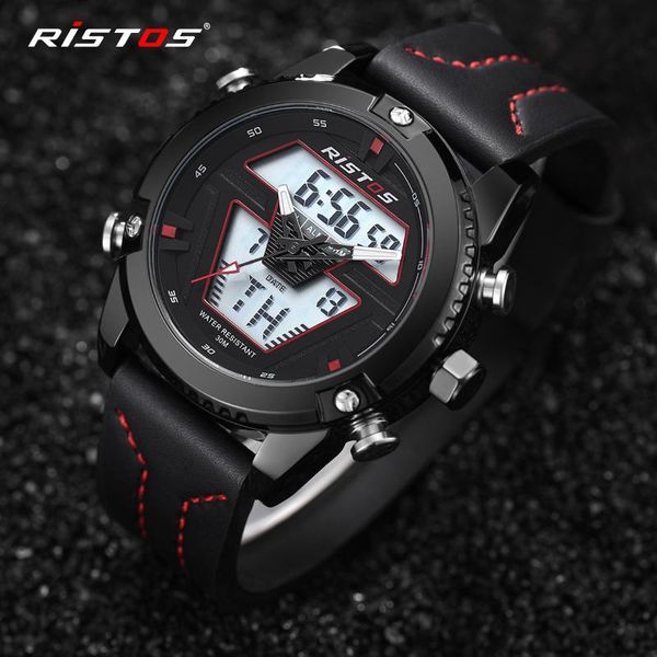 wristwatches ristos sports wind big dial electronic watch waterproof luminous dual display men's, Slivery;brown
wristwatches ristos sports wind big dial electronic watch waterproof luminous dual display men's, Slivery;brown