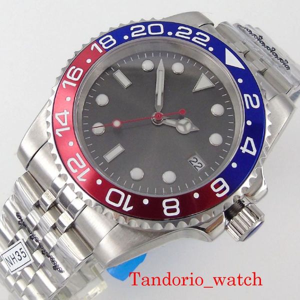 wristwatches 40mm grey dial mechanical automatic mens watch sapphire glass calendar nh35a miyota 8215 movement jubilee strap luminous, Slivery;brown
wristwatches 40mm grey dial mechanical automatic mens watch sapphire glass calendar nh35a miyota 8215 movement jubilee strap luminous, Slivery;brown