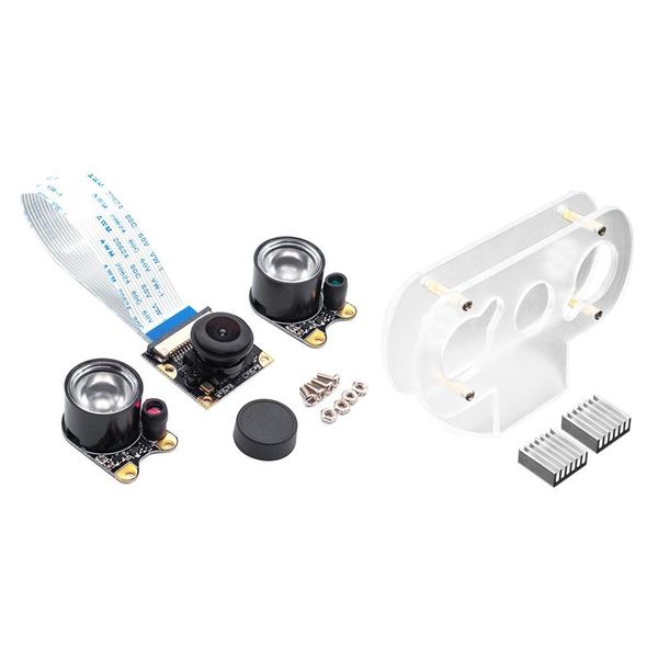 for raspberry pi 4b/3b+ camera 5mp fisheye wide-angle night vision with case webcams
for raspberry pi 4b/3b+ camera 5mp fisheye wide-angle night vision with case webcams