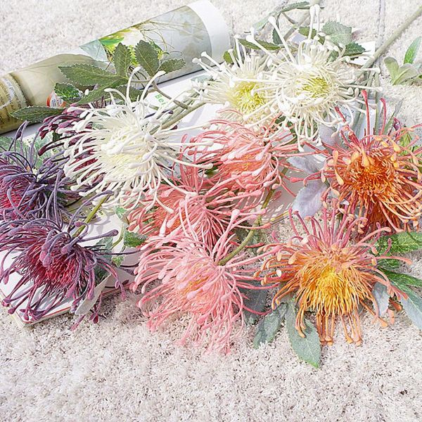 heads / branch leucospermum fake plastic flowers artificial for wedding decoration fleur decorative & wreaths
heads / branch leucospermum fake plastic flowers artificial for wedding decoration fleur decorative & wreaths