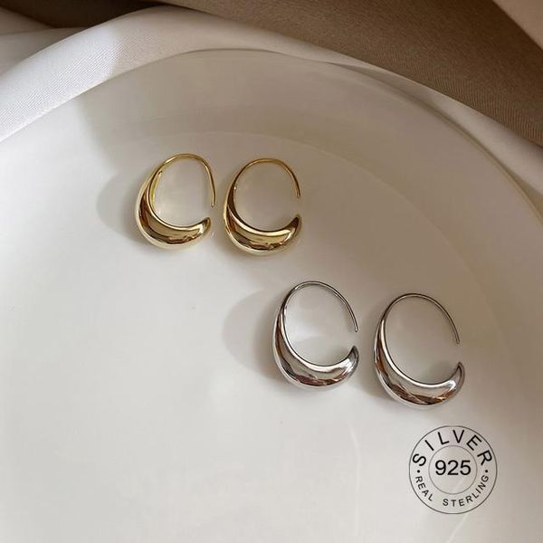 stud 925 sterling silver earrings for women french trendy gold plated c shape earring bride jewelry prevent allergy, Golden;silver
stud 925 sterling silver earrings for women french trendy gold plated c shape earring bride jewelry prevent allergy, Golden;silver