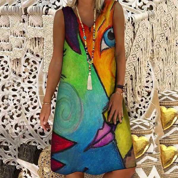 abstract print sleeveless plus size dresses women summer v-neck pullover long funny fashion for 2021 casual, Black;gray
abstract print sleeveless plus size dresses women summer v-neck pullover long funny fashion for 2021 casual, Black;gray
