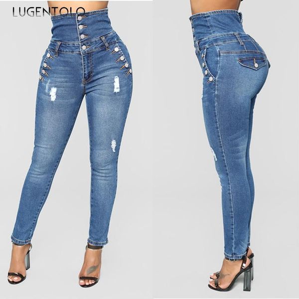 slim jeans women high waist tight ripped button casual female blue elasticity fashion long pencil lugentolo women's
slim jeans women high waist tight ripped button casual female blue elasticity fashion long pencil lugentolo women's