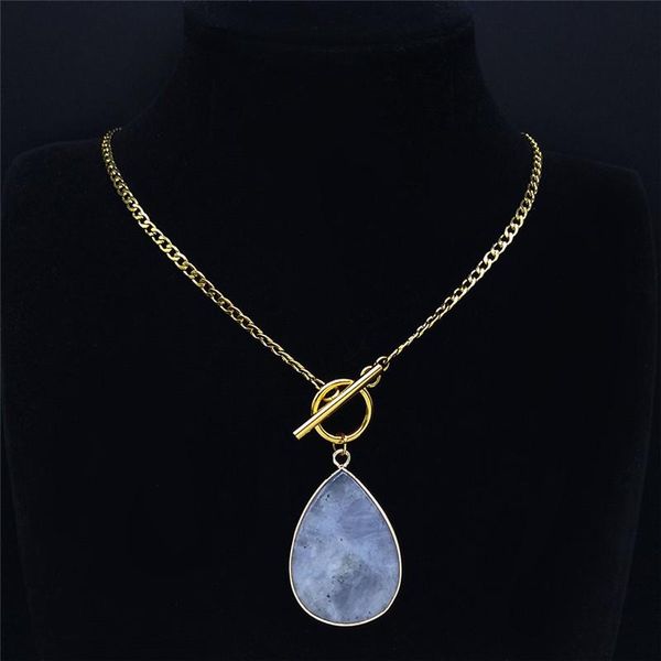pendant necklaces 2021 water drop stainless steel flash stone choker women gold color fashion jewery collar dorado nxs04, Silver
pendant necklaces 2021 water drop stainless steel flash stone choker women gold color fashion jewery collar dorado nxs04, Silver