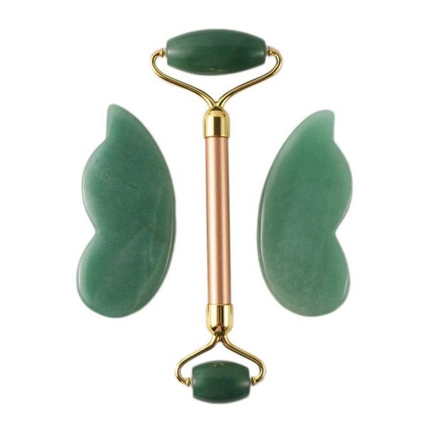 accessories 1set facial massage roller guasha board double heads natural jade stone face lift body skin
accessories 1set facial massage roller guasha board double heads natural jade stone face lift body skin