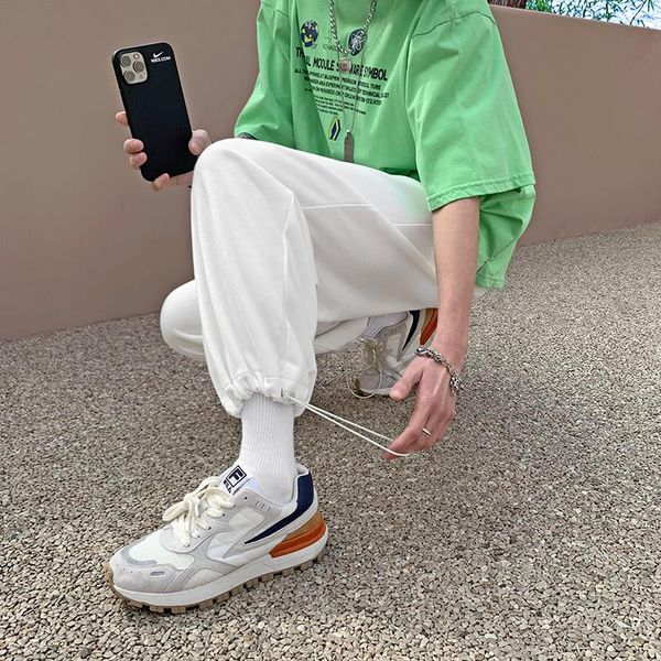 men's pants youth fashion men streetwear sweatpants drawstring waist black white harem joggers male korean track
men's pants youth fashion men streetwear sweatpants drawstring waist black white harem joggers male korean track