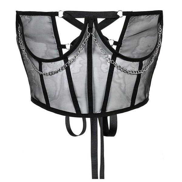 belts women sheer mesh patchwork bustier corset vintage strapless lace-up back overbust waist cincher body shaper top, Black;brown
belts women sheer mesh patchwork bustier corset vintage strapless lace-up back overbust waist cincher body shaper top, Black;brown