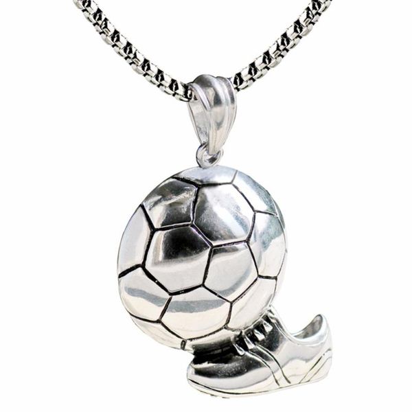 pendant necklaces sporty football and shoes stainless steel charm necklace titanium street punk for men fathers day gifts, Silver
pendant necklaces sporty football and shoes stainless steel charm necklace titanium street punk for men fathers day gifts, Silver