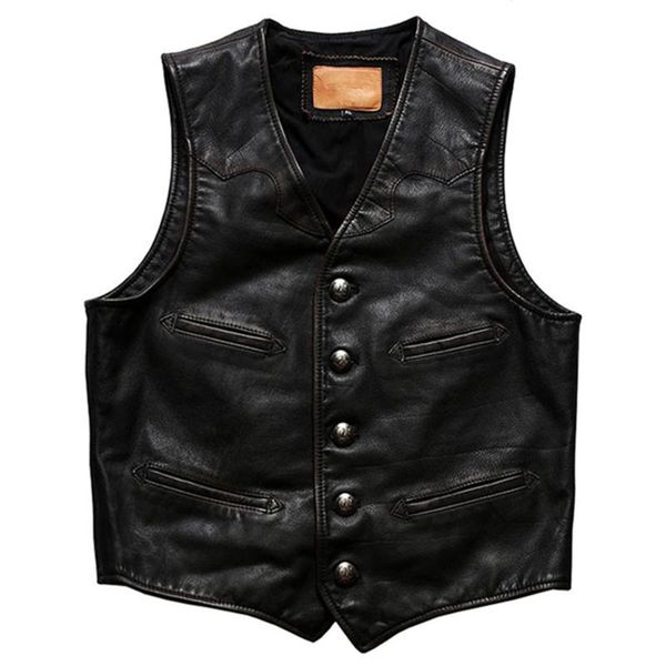 men's vests cowhide genuine leather for men 2021 motorcycle biker male real motor waistcoat vintage casual sleeveless jackets, Black;white
men's vests cowhide genuine leather for men 2021 motorcycle biker male real motor waistcoat vintage casual sleeveless jackets, Black;white