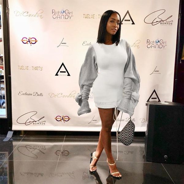 casual dresses women patchwork long sleeve white maxi 2021 autumn winter clothing ropa mujer vestido feminino plus size, Black;gray
casual dresses women patchwork long sleeve white maxi 2021 autumn winter clothing ropa mujer vestido feminino plus size, Black;gray