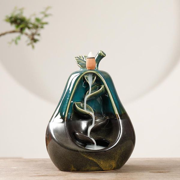 fragrance lamps handmade ceramic incense burner waterfall backflow burner, diffusers ornament home decor +10 cones
fragrance lamps handmade ceramic incense burner waterfall backflow burner, diffusers ornament home decor +10 cones