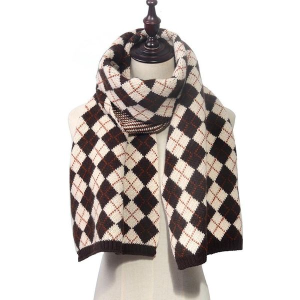 scarves designer women's autumn winter thick diamond plaid female scarf warm knitted luxury cashmere shawls accessories, Blue;gray
scarves designer women's autumn winter thick diamond plaid female scarf warm knitted luxury cashmere shawls accessories, Blue;gray