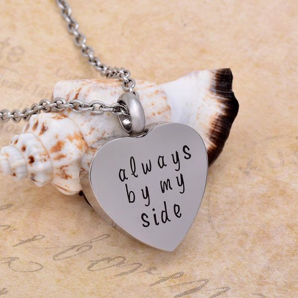 pendant necklaces cmj9774 always by my side engraved statement jewelry memorial urn necklace for ashes cremation urns keepsake, Silver
pendant necklaces cmj9774 always by my side engraved statement jewelry memorial urn necklace for ashes cremation urns keepsake, Silver