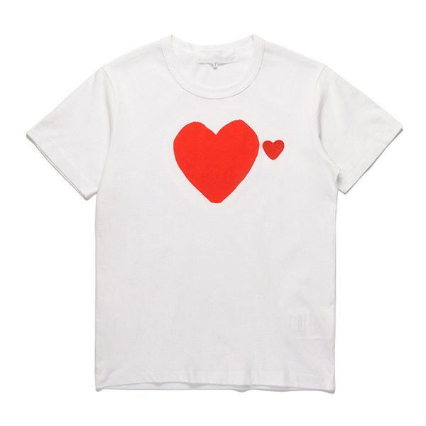 2021 play t shirt #c016a off summer fashion designers mens women tees harajuku icon stylist heart pattern white tshirts cdg casual clothing, White;black
2021 play t shirt #c016a off summer fashion designers mens women tees harajuku icon stylist heart pattern white tshirts cdg casual clothing, White;black