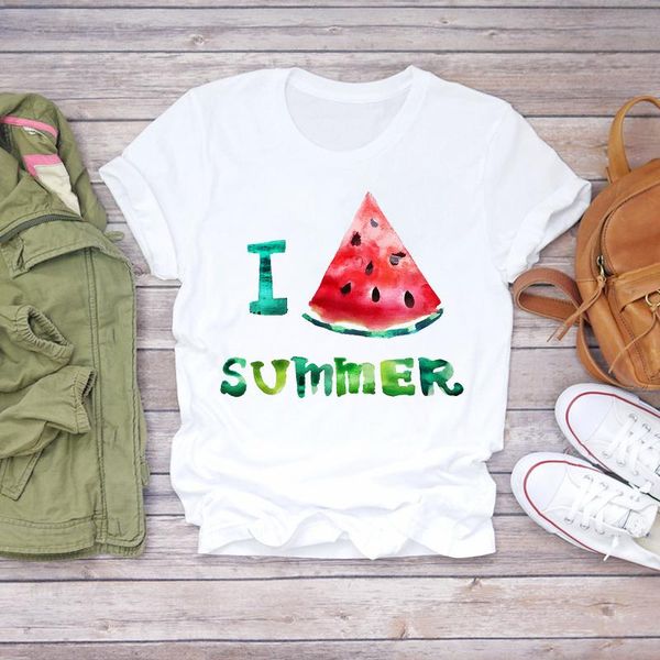 women's t-shirt women 2021 summer watermelon sweet print cute fruit camisas shirt ladies womens t-shirts t stylish tee, White
women's t-shirt women 2021 summer watermelon sweet print cute fruit camisas shirt ladies womens t-shirts t stylish tee, White