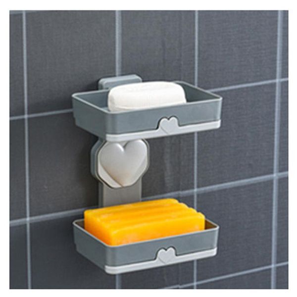bathroom storage & organization shelf double layer draining soap holder not punched drainage box holders #4n14
bathroom storage & organization shelf double layer draining soap holder not punched drainage box holders #4n14