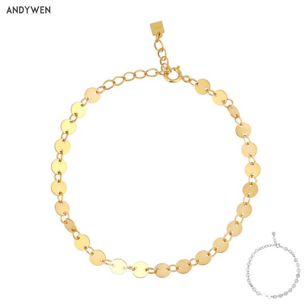 andywen 2021 925 sterling silver coins chain bracelet women fashion luxury crystal european rock punk jewelry statement, Golden;silver
andywen 2021 925 sterling silver coins chain bracelet women fashion luxury crystal european rock punk jewelry statement, Golden;silver
