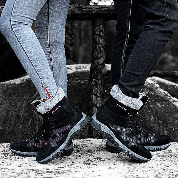boots snow warm push mid-calf waterproof non-slip winter women thick platform shoes large size 34-46, Black
boots snow warm push mid-calf waterproof non-slip winter women thick platform shoes large size 34-46, Black
