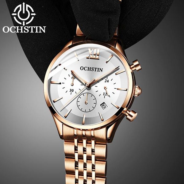 wristwatches ochstin brand 2021 men's watch wrist clock for male stainless steel strap watches waterproof men quartz relojes, Slivery;brown
wristwatches ochstin brand 2021 men's watch wrist clock for male stainless steel strap watches waterproof men quartz relojes, Slivery;brown