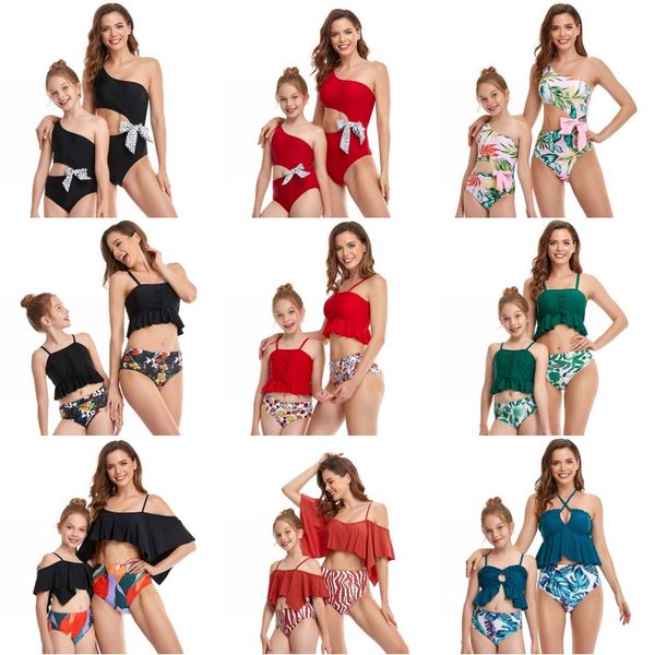 mother daughter two-pieces swimsuits flower mommy and me split swimwear bikini summer beach fashion family wears, Blue
mother daughter two-pieces swimsuits flower mommy and me split swimwear bikini summer beach fashion family wears, Blue