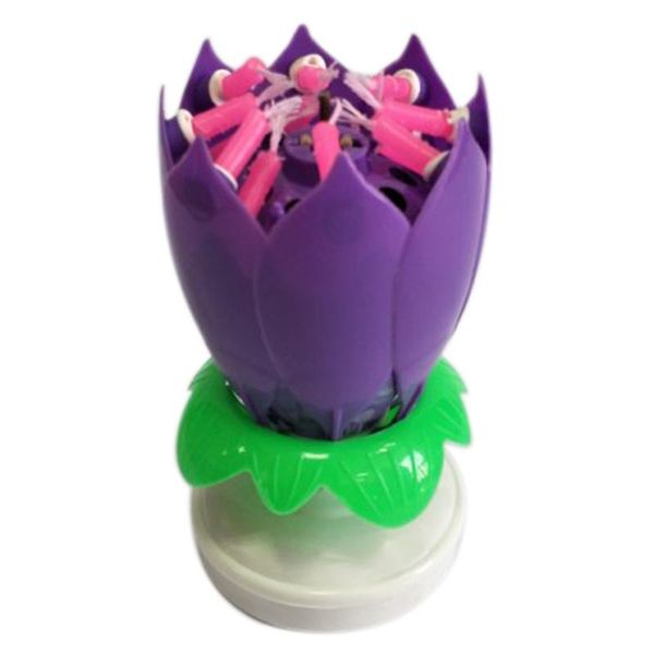 upgrade multicolor rotating lotus cake candle electronic music birthday wedding ty53 candles
upgrade multicolor rotating lotus cake candle electronic music birthday wedding ty53 candles