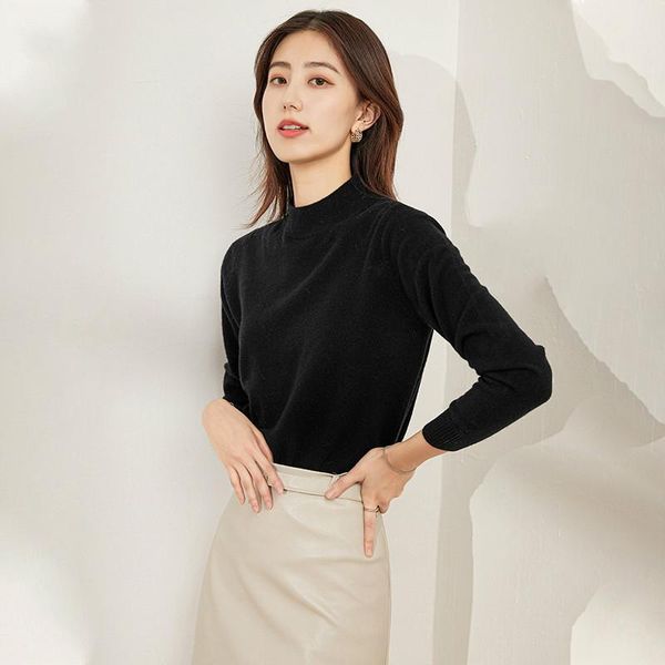 women's sweaters simple autumn winter pullover korean women genuine wool soft warm clothing jersey mujer zjt789, White;black
women's sweaters simple autumn winter pullover korean women genuine wool soft warm clothing jersey mujer zjt789, White;black