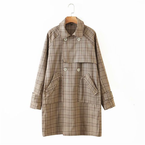 women's jackets women autumn plaid woolen long outwear chic lady sleeve pockets cascade winter thick jacket coats femme r9ij, Black;brown
women's jackets women autumn plaid woolen long outwear chic lady sleeve pockets cascade winter thick jacket coats femme r9ij, Black;brown