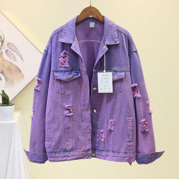 women's jackets 2021 autumn denim jacket women coat loose streetwear long sleeve jeans casual overcoats basic outerwear p665, Black;brown
women's jackets 2021 autumn denim jacket women coat loose streetwear long sleeve jeans casual overcoats basic outerwear p665, Black;brown