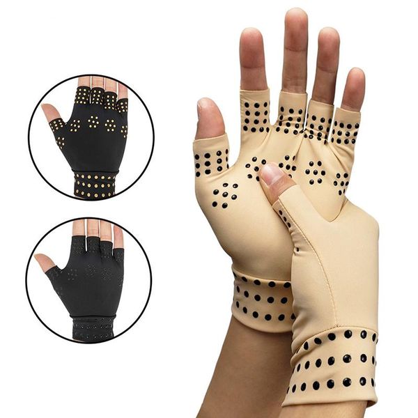 five fingers gloves magnetic therapy half finger anti arthritis pain relief compression heal joints s2531, Blue;gray
five fingers gloves magnetic therapy half finger anti arthritis pain relief compression heal joints s2531, Blue;gray