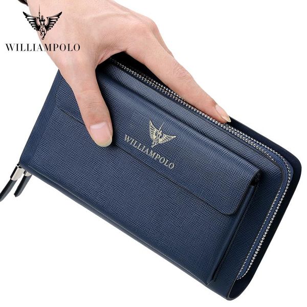 wallets williampolo wallet long double zipper wristlet men phone purses cowhide fashion high capacity, Red;black
wallets williampolo wallet long double zipper wristlet men phone purses cowhide fashion high capacity, Red;black