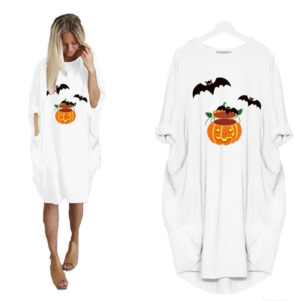 casual dresses women's pocket long sleeve t-shirt halloween print dress maxi women vestido de festa plus size, Black;gray
casual dresses women's pocket long sleeve t-shirt halloween print dress maxi women vestido de festa plus size, Black;gray