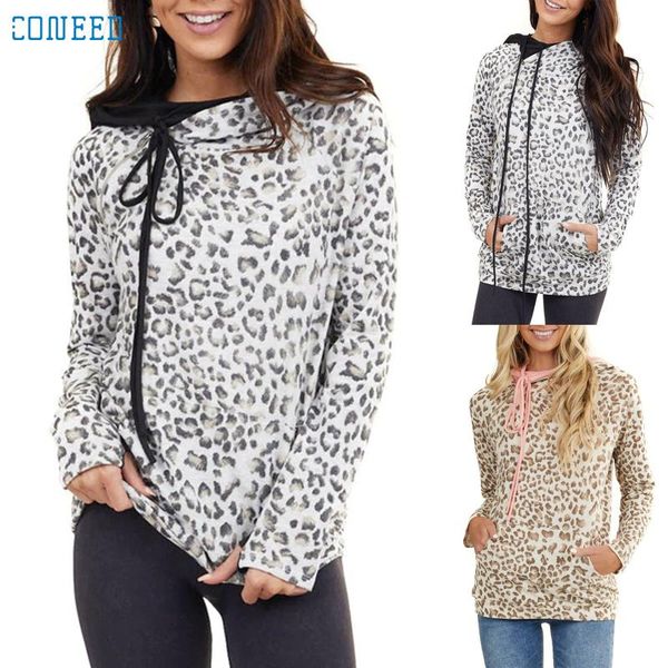 women's hoodies & sweatshirts 2021 fashion leopard print hooded hoodie design collar long sleeve loose women sweatshirt office lady ro, Black
women's hoodies & sweatshirts 2021 fashion leopard print hooded hoodie design collar long sleeve loose women sweatshirt office lady ro, Black