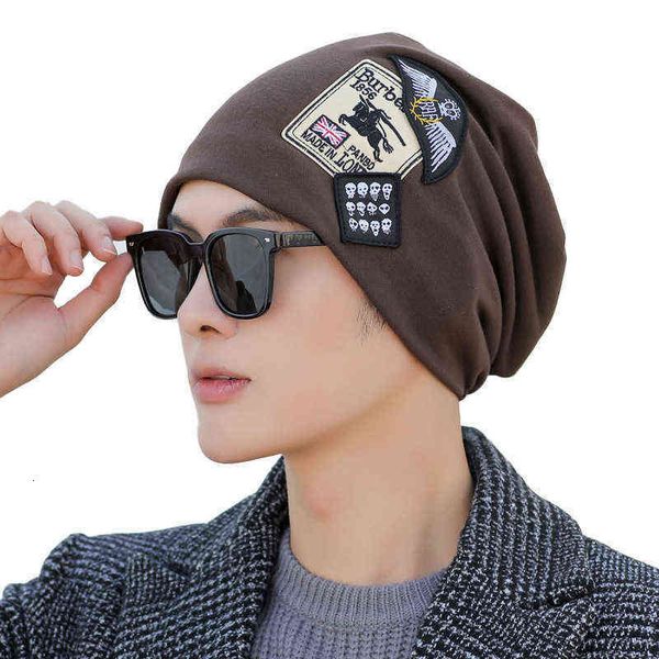 hat female autumn and winter pullover hat men's label windproof warm baotou korean versatile couple, Blue;gray
hat female autumn and winter pullover hat men's label windproof warm baotou korean versatile couple, Blue;gray