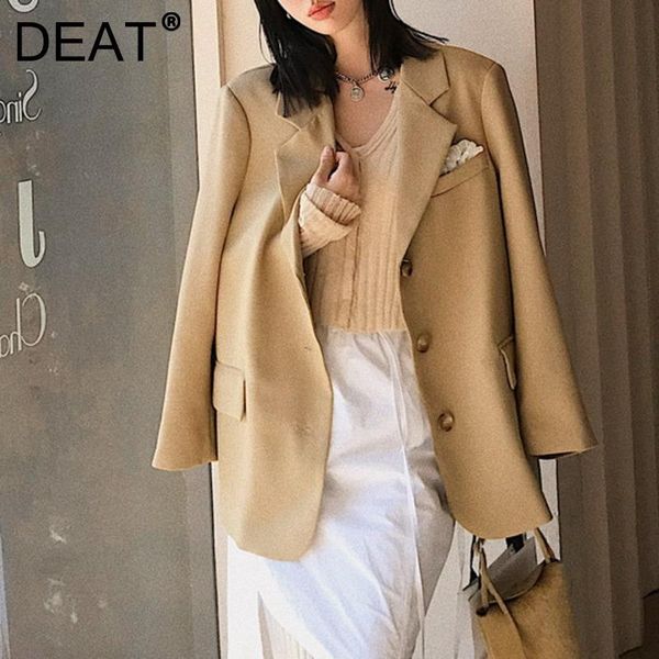 women's suits & blazers deat 2021 women fashion loose notched long-sleeved patchwork corsage single breasted pockets blazer autumn and, White;black
women's suits & blazers deat 2021 women fashion loose notched long-sleeved patchwork corsage single breasted pockets blazer autumn and, White;black