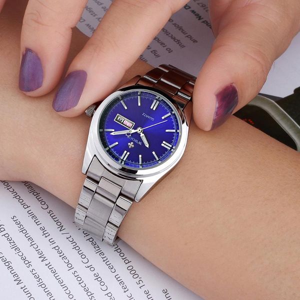 wristwatches 2021 wwoor design women's watches stainless steel quartz wrist watch week automatic date display sports montre femme, Slivery;brown
wristwatches 2021 wwoor design women's watches stainless steel quartz wrist watch week automatic date display sports montre femme, Slivery;brown