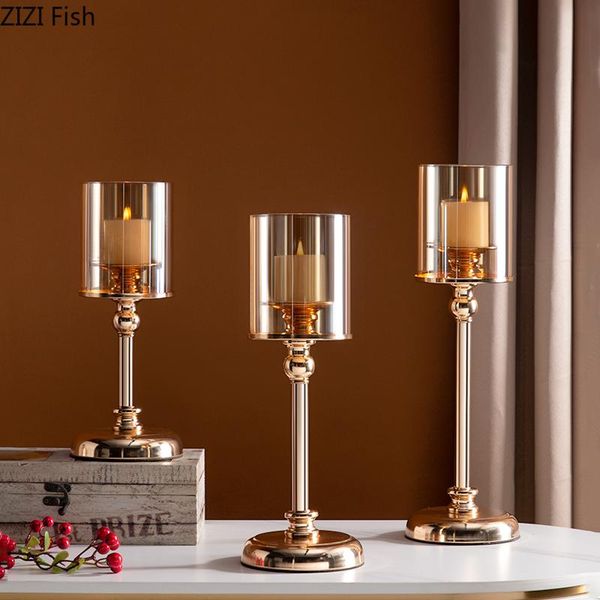creativity tall gold metal glass candle holder deskcrafts ornaments candlelight dinner modern home decoration holders
creativity tall gold metal glass candle holder deskcrafts ornaments candlelight dinner modern home decoration holders