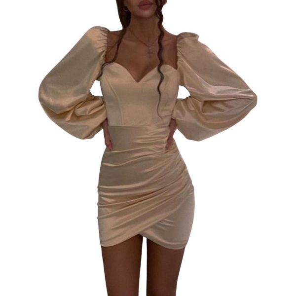 casual dresses women dress y2k spring summer puff long sleeve solid color stylish party mini gothic clothes, Black;gray
casual dresses women dress y2k spring summer puff long sleeve solid color stylish party mini gothic clothes, Black;gray