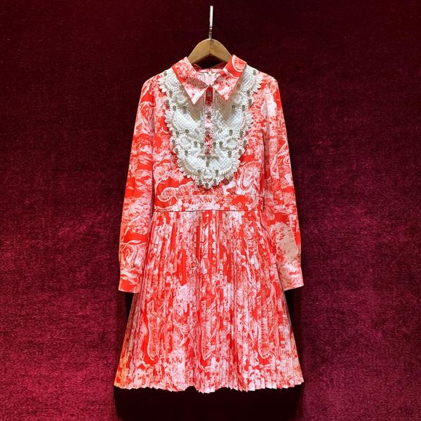 casual dresses european and american women's autumn 2021 long sleeved heavy nailing beads animal printed fashionable red pleated dress, Black;gray
casual dresses european and american women's autumn 2021 long sleeved heavy nailing beads animal printed fashionable red pleated dress, Black;gray